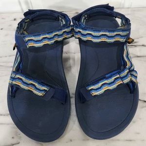 Teva blue triple Velcro strap kid's sandals (should be size 1)